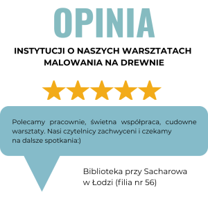 Zamów Warsztaty Artystyczne (Malowanie na Drewnie) | Łódź